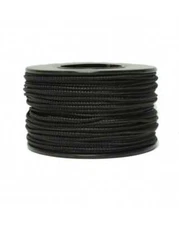 Micro Cord Black 125 FT USA MADE & SELLER same day shipping