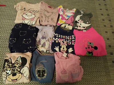Mädchen Longshirt Longsleeve set minnie mouse disney h&m c&a 86 92 98 104