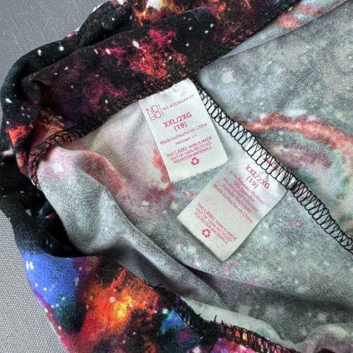 No Boundaries Leggings Womens XXL (19) Galaxy All Over Print Recycled Polyester - Picture 8 of 10