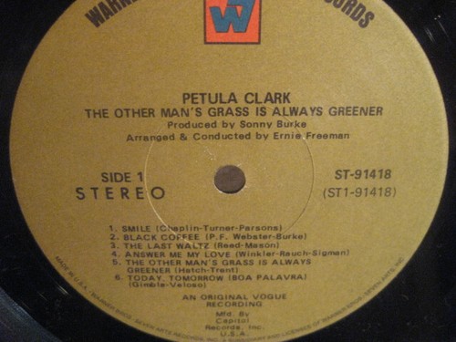 PETULA CLARK LPTHE OTHER MAN'S GRASS IS ALWAYS GREENER STEREO- 1967 NM/EX - Picture 4 of 6
