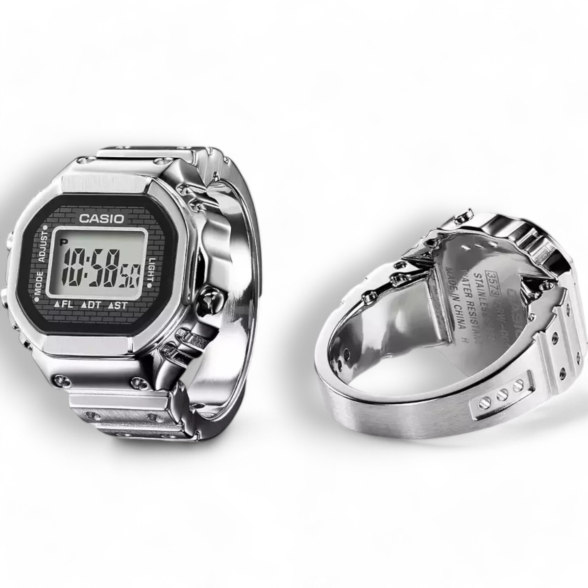 時計 Casio Ring Watch \"Stainless SteelCRW-001 CRW001-1 | Casio Ring Watch