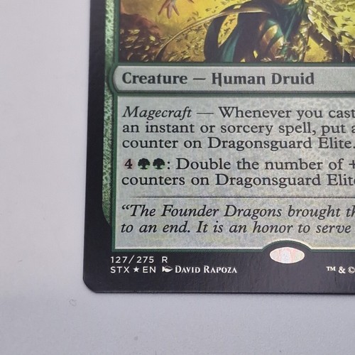 Magic The Gathering: Dragonsguard Elite 127/275 Creature - Human Druid 2021 - Picture 5 of 10