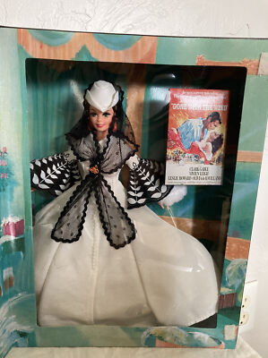 Barbie Scarlett O Hara in Black and White Dress Mattel Timeless Creations NRFB