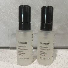 Mary Kay Timewise Night Solution Gel Lot of 2 Travel Size .5 fl. oz.