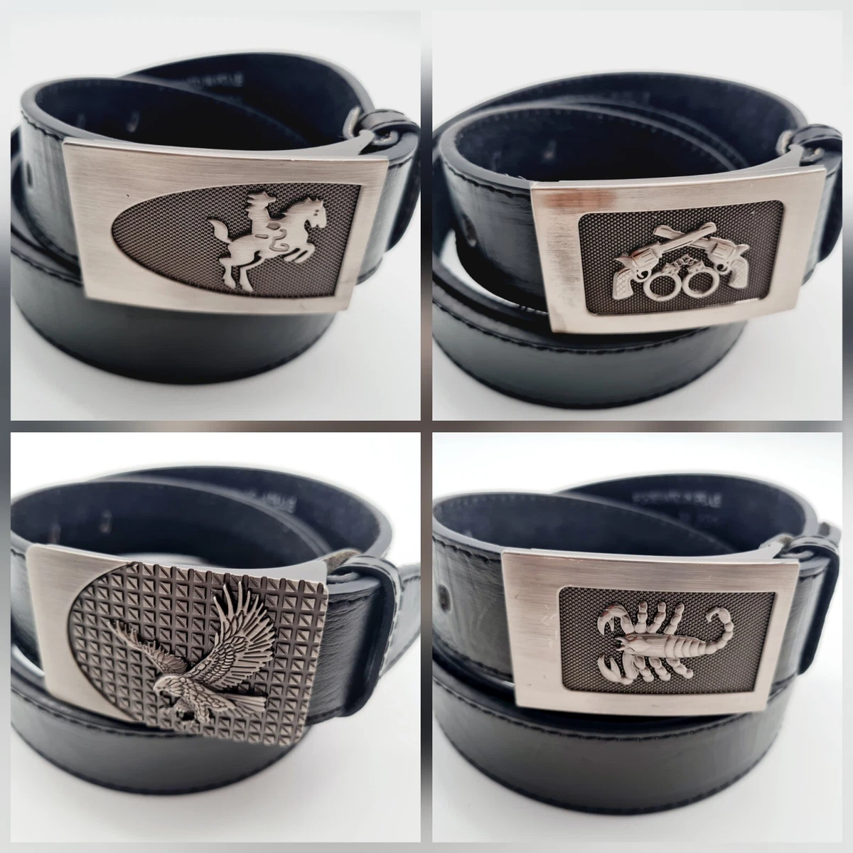 Diesel Cintura In Pelle Bilaterale - Foto 8