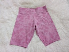 Girls High-Waisted Pink Tie Dye Biker Shorts, cycling shorts tights nwot 7-16 yr
