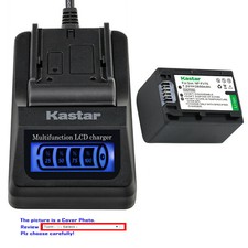 Kastar Battery LCD Quick Charger for Sony NP-FV70  DCR-SX43 DCR-SX44 DCR-SX45