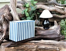 Vintage Avon Charisma Foaming Bath Oil in Ming Blue Lamp Decanter New in Box