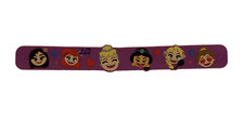 Disney Parks Emoji Slap Bracelet Princess Mulan Ariel Cinderella Elsa Belle