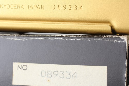【Casi sin usar en CAJA】 Cámara fotográfica compacta Contax T2 DORADA 35 mm de Japón - Imagen 11 de 11