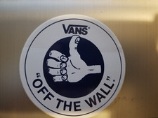 OLD SCHOOL BMX VANS  VINYL STICKER DECAL VINTAGE RARE HTF