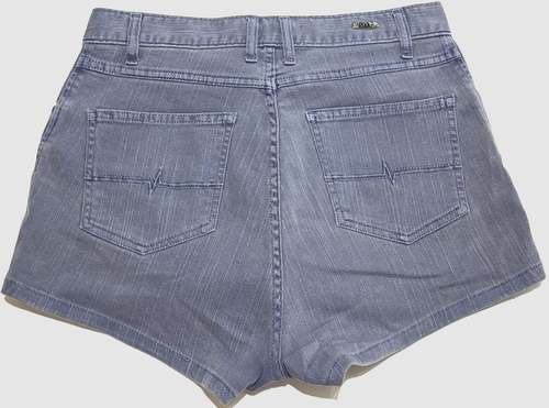 Rusty Womens Size 12 Measured W29 x Length 11-13 inches Blue Denim Shorts - Picture 2 of 7