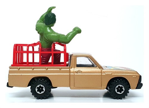 Corgi 12cm Long Diecast 264 - The Incredible Hulk Mazda Truck - Gold - Picture 3 of 5