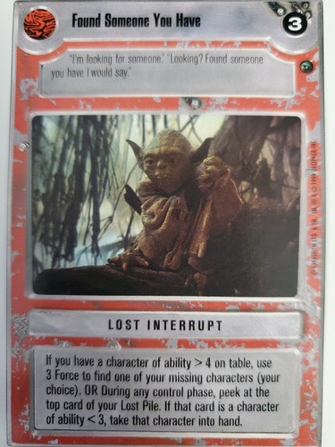 Star Wars CCG Dagobah WB UNLIMITED 2nd Tier Singles *Choose Your Card* SWCCG - Picture 14 of 63