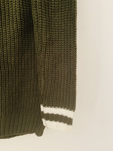 Rumor Boutique Womens Cardigan Long Sweater Size Extra Small Olive Green $128 - Picture 7 of 12