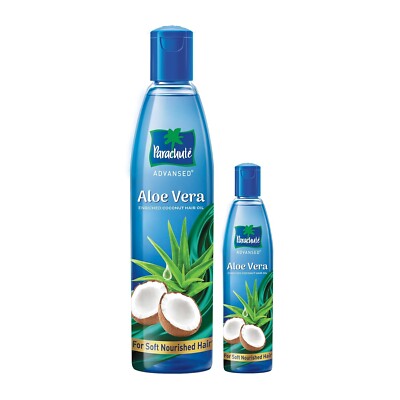 Parachute Advansed Aloe Vera Enriched Coconut Hair Oil, 250ml + 75ml | For Soft
