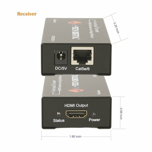 Extensor HDMI digital J-Tech por un solo gato 5E/6/7 Full Hd 1080P EDID Dolby DTS - Imagen 3 de 5
