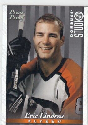 1997-98 Eric Lindros Studio SILVER PRESS PROOF /1000 - #5 Philadelphia Flyers