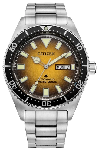 Citizen Men's Promaster Automatic Calendar Stainless Steel Watch 41MM NY0120-52X