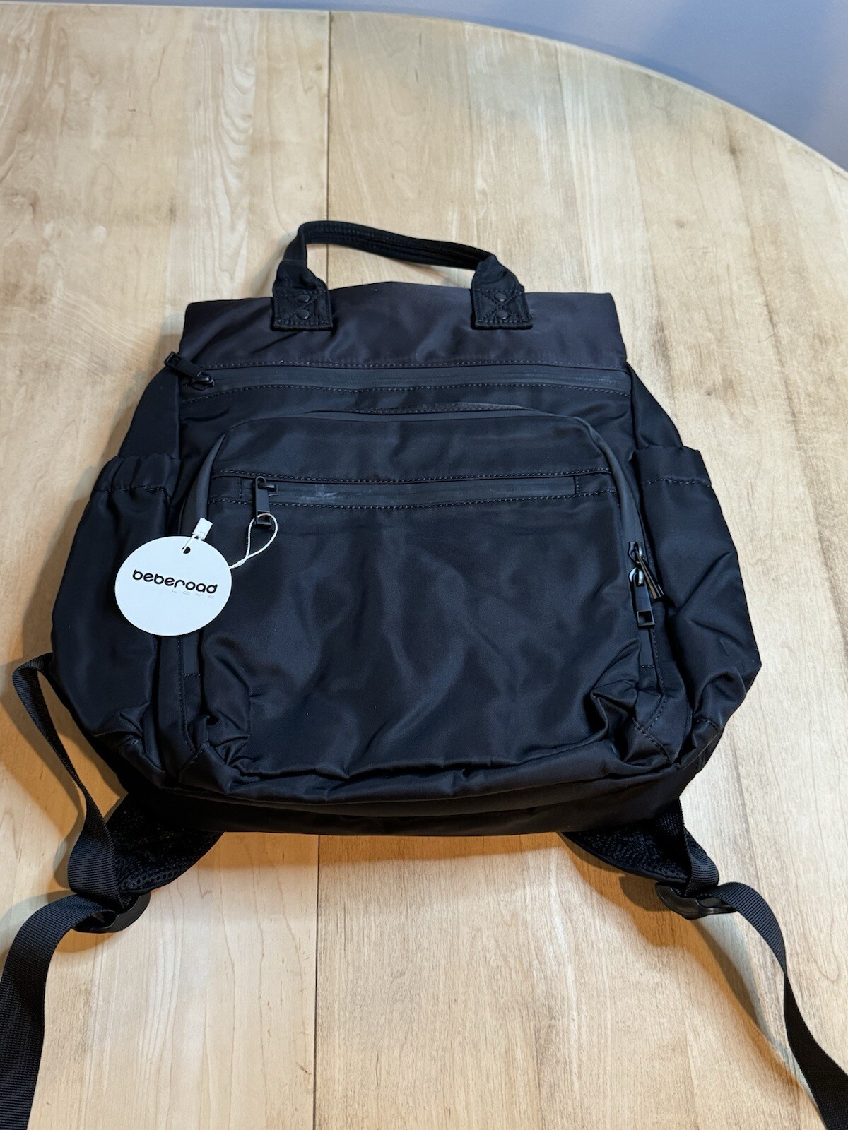 Black NWT Diaper Backpack - Spacious & Stylish Baby Essentials Bag-image