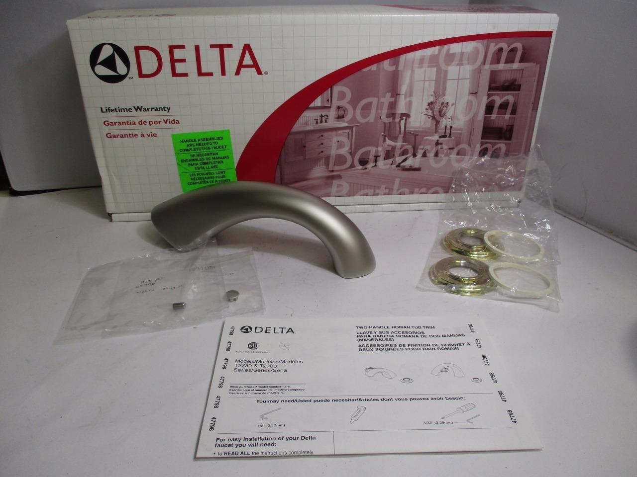 Delta T2730 Nplhp Two Handle Roman Tub Deck Mount Less Handles