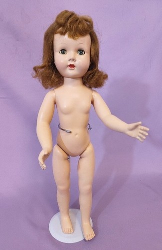 18" HARD PLASTIC HONEY WALKING DOLL by EFFANBEE 1950s to DRESS