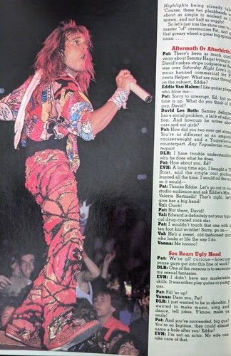 Hard Rock Magazine November 1986 Van Halen, Dio, Black n Blue, Iron Maiden, Rare - Picture 15 of 19