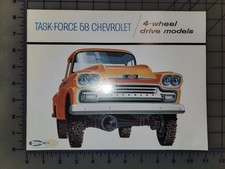 1958 Chevrolet 4x4 Pickup Truck Brochure