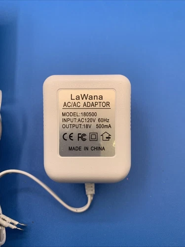 LaWana 26 Ft Video Doorbell 18V Adapter