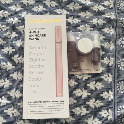 #ad Solawave 4 in 1 Skincare Wand and Serum Set $50.00