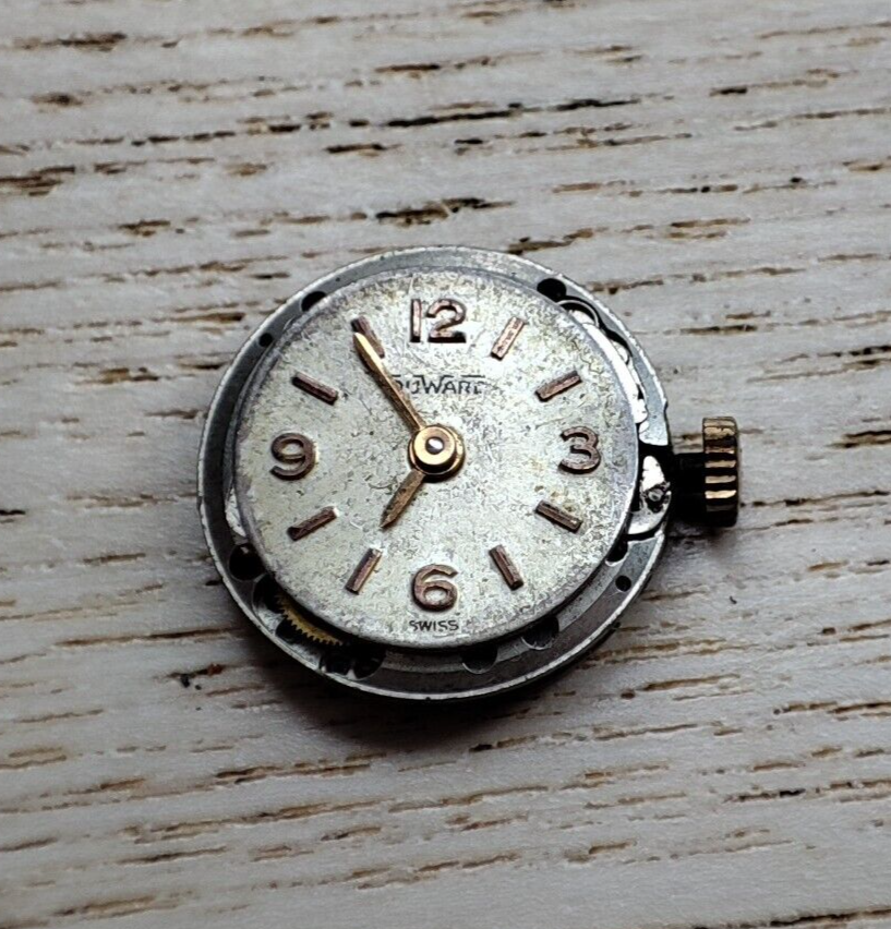 ETA 2417 Watch Movement 15.5mm Spare Parts Duward Repair