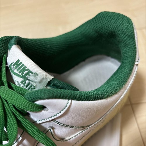 Men 9.5US Air Force 1 White/Green Stitching - Picture 6 of 20