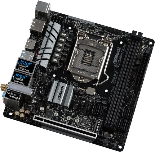 ASRock Z390M-ITX/ac LGA 1151 (300 Series) Intel Z390 Mini ITX Intel Motherboard - Picture 3 of 8