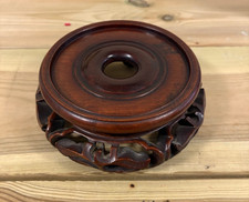 An excellent  Oriental carved hardwood Pot Stand