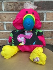 Fisher Price Wild Puffalump Pink Toucan Nylon Plush 1987