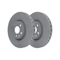 2X Bremsscheibe ATE 24.0328-0136.1 Passend FüR CitroËN Fiat Peugeot