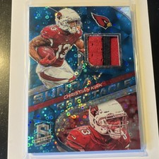 Panini Spectra Sunday Spectacle Christian Kirk #7 Cardinals Neon Blue /50 Footb…