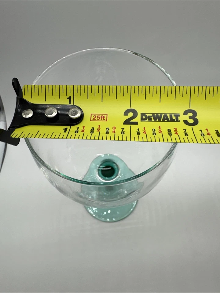 Juego de 2 copas de vino Luminary Aqua Teal Foto 3 de 4