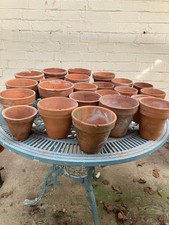 Terracotta plant pots - 40 various small to medium, used