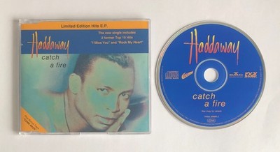 HADDAWAY - CATCH A FIRE   CD Single Limited Edition Hits E.P. I Miss You Rock My