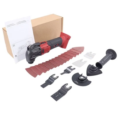 Neu 6 Geschwindigkeiten für Milwaukee M18 18V Akku bürstenlos oszillierend Multitool + LED