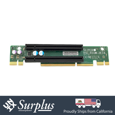Supermicro 1U Server Riser Card Dual PCIe x16 Left Side WIO UIO Expansion