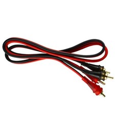 15 ft Frosted AMF RCA Cables Single / AP-AMF-15 Audiopipe