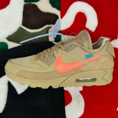 Nike Air Max 90 Off-White Desert Ore AA7293-200 Men's 9.5