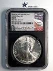 1986(S) Silver Eagle NGC MS69 Anna Cabral Signed First Year of Issue