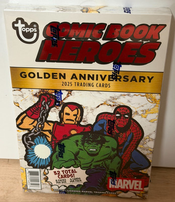 2025 Topps Marvel Comic Book Heroes Hobby Box - Neu