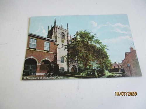 St. Margaret's Church, Kings Lynn, Norfolk, Vintage postcard