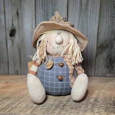 Honey  Me Scarecrow Spencer Plush Stuffed Doll w/ Hat Fall