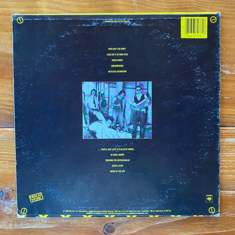 Men At Work – Business As Usual – Debut Pop Rock-New Wave Vinyl LP – OG - Image 2 of 4