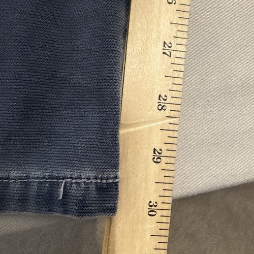 Meyer Chicago Trousers Mens W36 L30 Blue Straight Fit Chinos Stretch Zip Fly - Picture 12 of 12